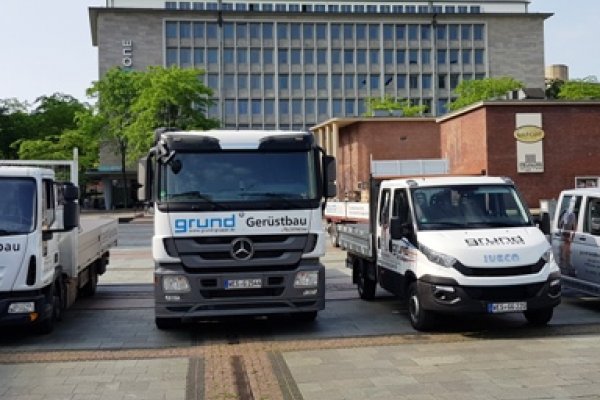 Fuhrpark für das Projekt