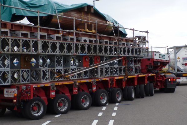 Generatorläufertransportgestell