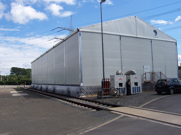 Industrie und Lagerzelte